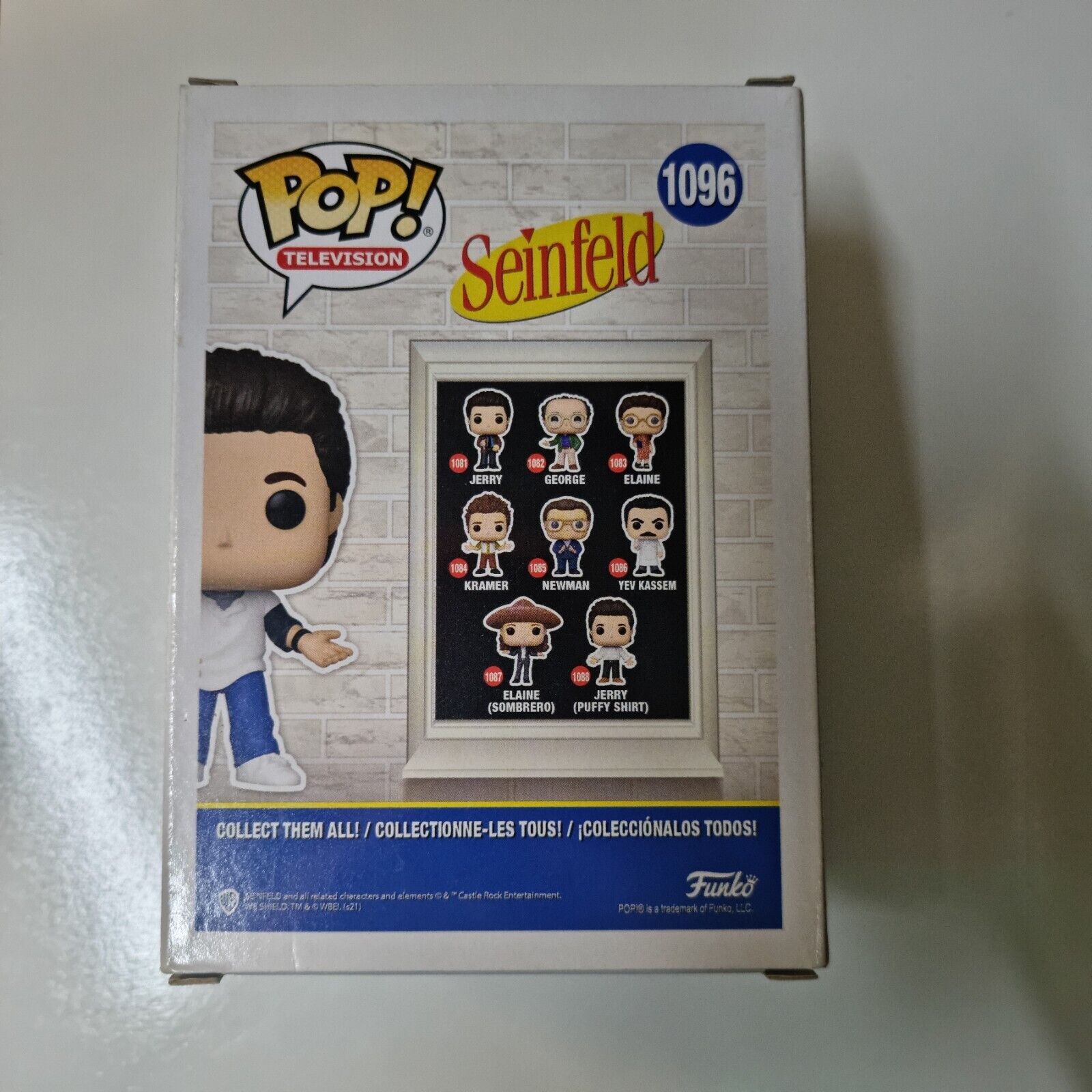 2021 Funko Pop! Television: Seinfeld #1096 Jerry Rare Special Edition Sticker