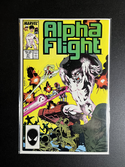 Alpha Flight #51 1st Jim Lee Art Marvel Comics 1987