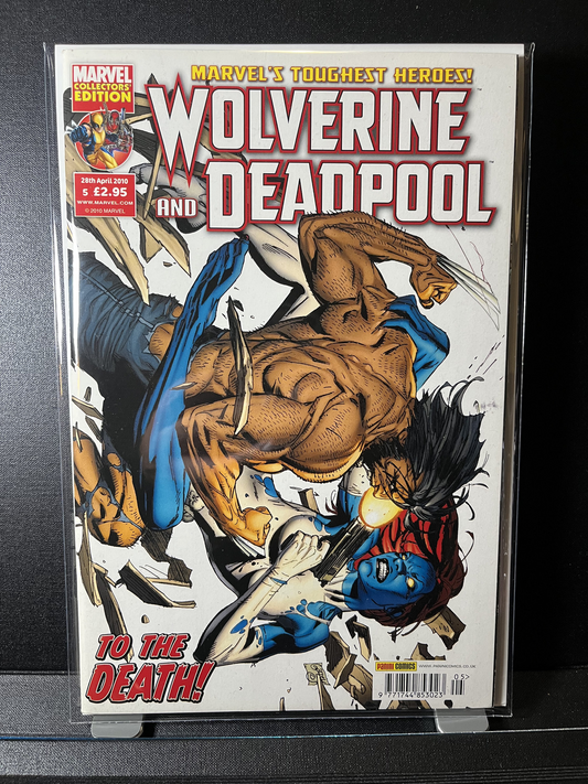 Wolverine and Deadpool #5 Marvel Comics 2010 UK Collector's Edition