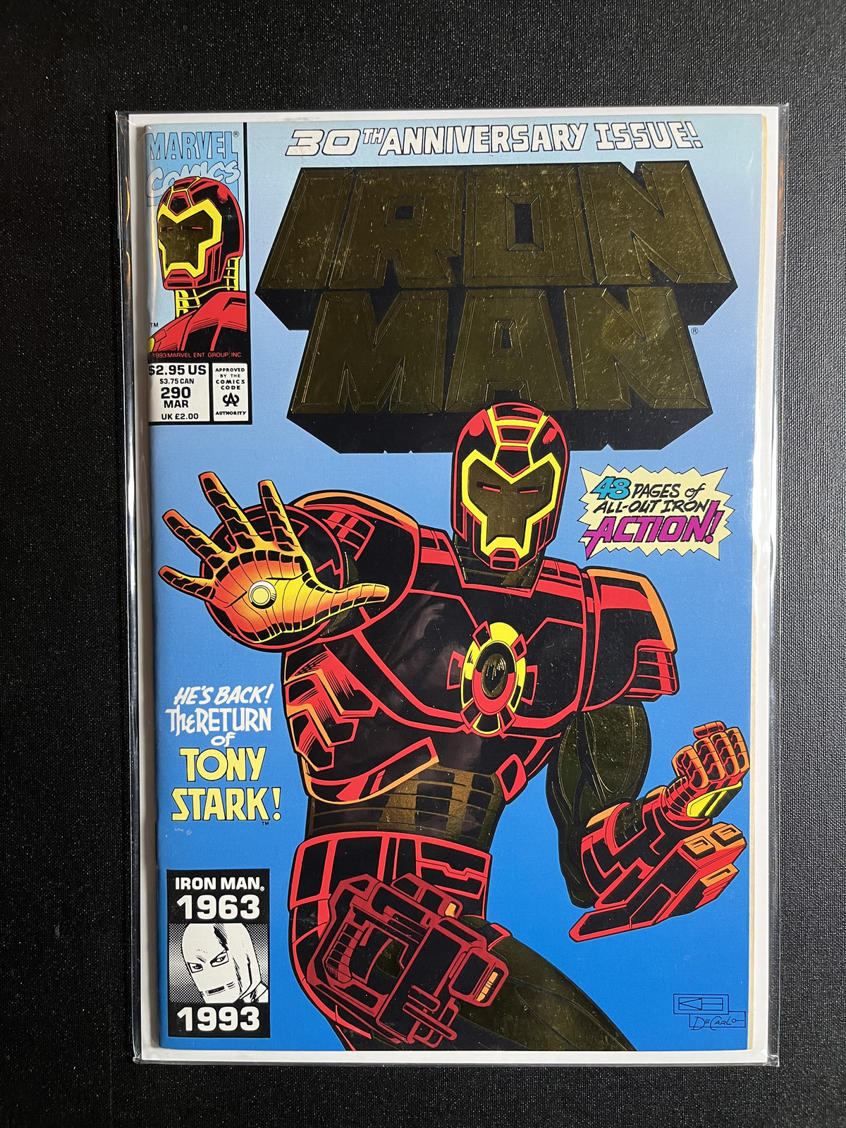 Iron Man 30th Anniversary Issue #290 Marvel Comics 1993