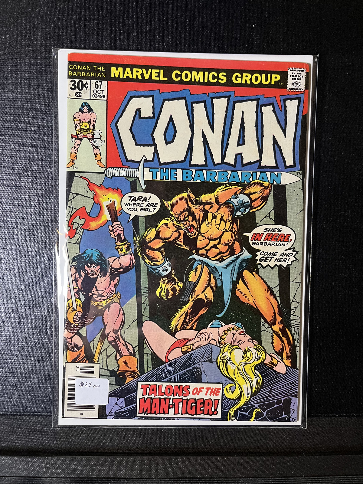 CONAN THE BARBARIAN #67 - 1976 - CONAN - BRONZE AGE - MARVEL COMICS