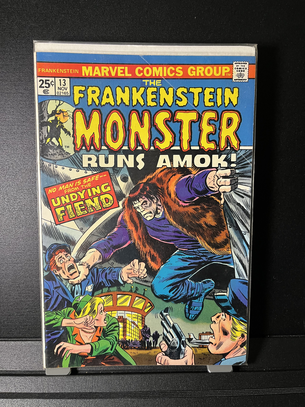 Frankenstein Monster #13 Undying Fiend Marvel Comics (1974)