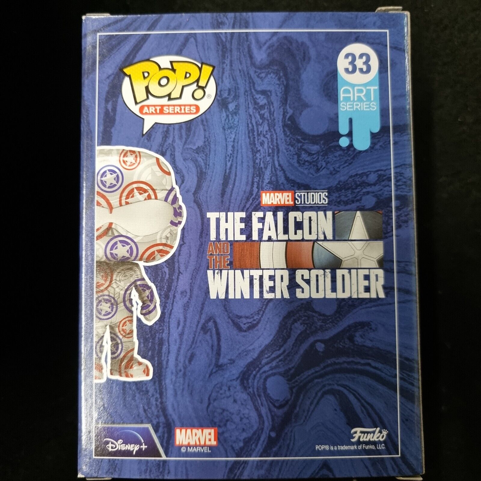 Funko Pop!  - Art Series #33 - Captain America - Falcon and the Winter Soldier 