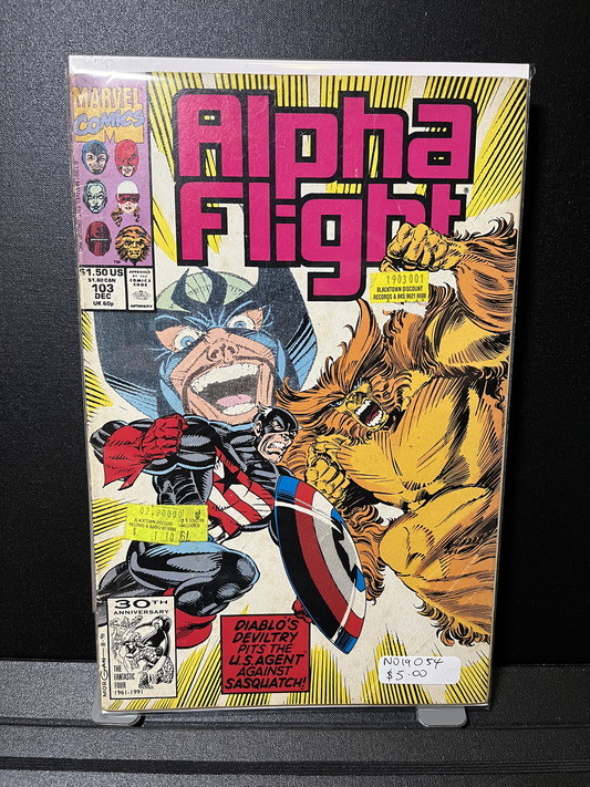 Alpha Flight #103  Marvel Comics 1991