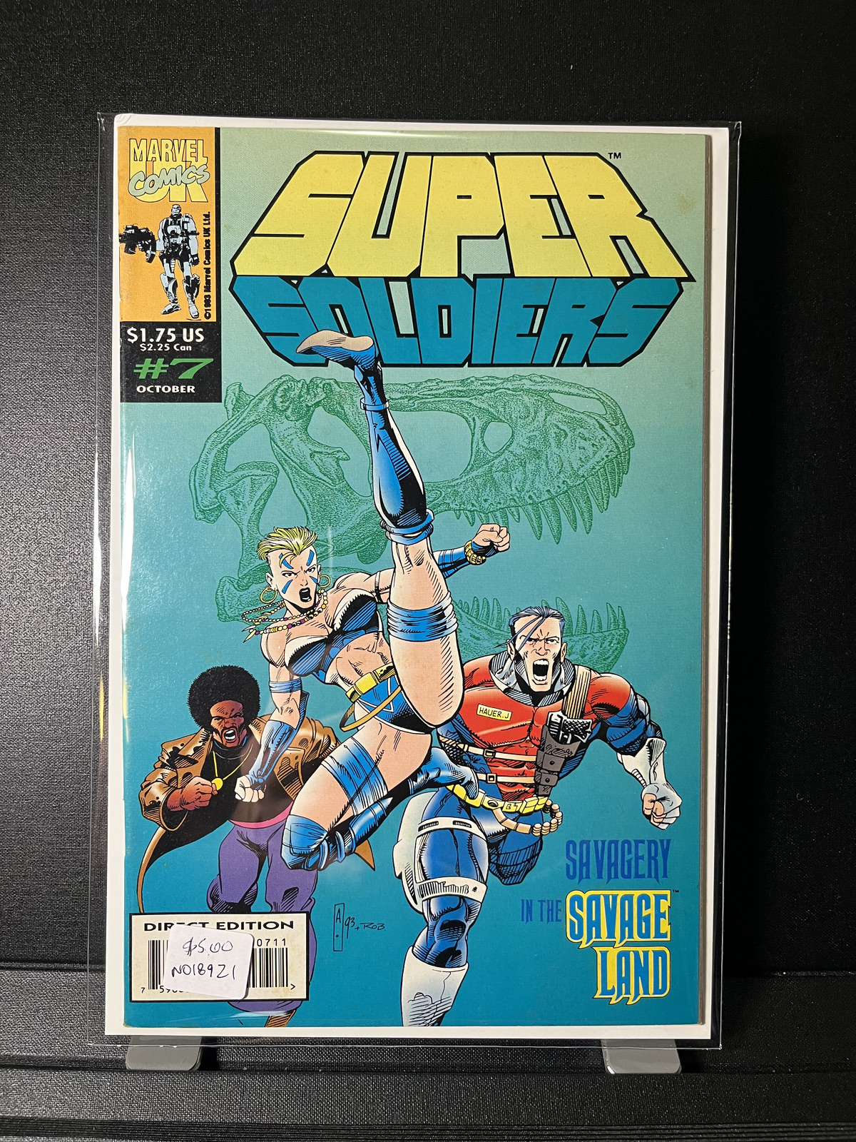 Super Soldiers #7 Comic Book. Direct Edition. Marvel 1993