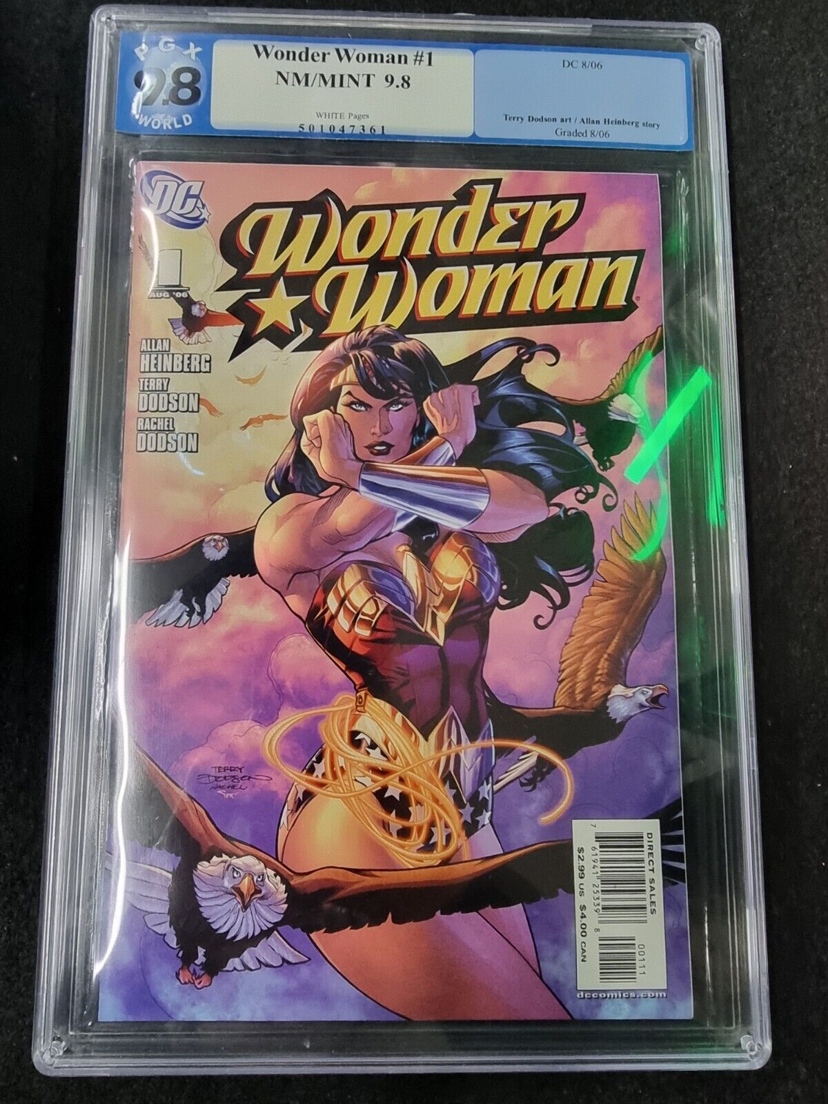 Wonder Woman #1 (DC, 8/06) PGX WORLD 9.8 NM MINT 