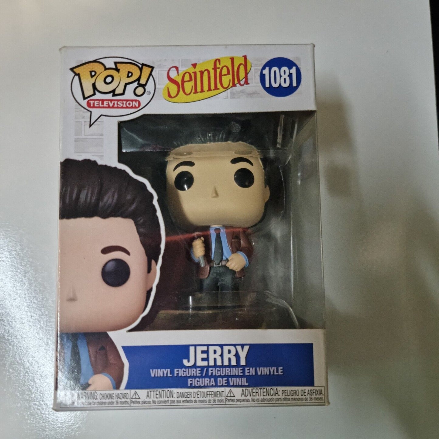 Funko Pop! Television Seinfeld Jerry Stand-Up Comedy #1081 Action Figure 