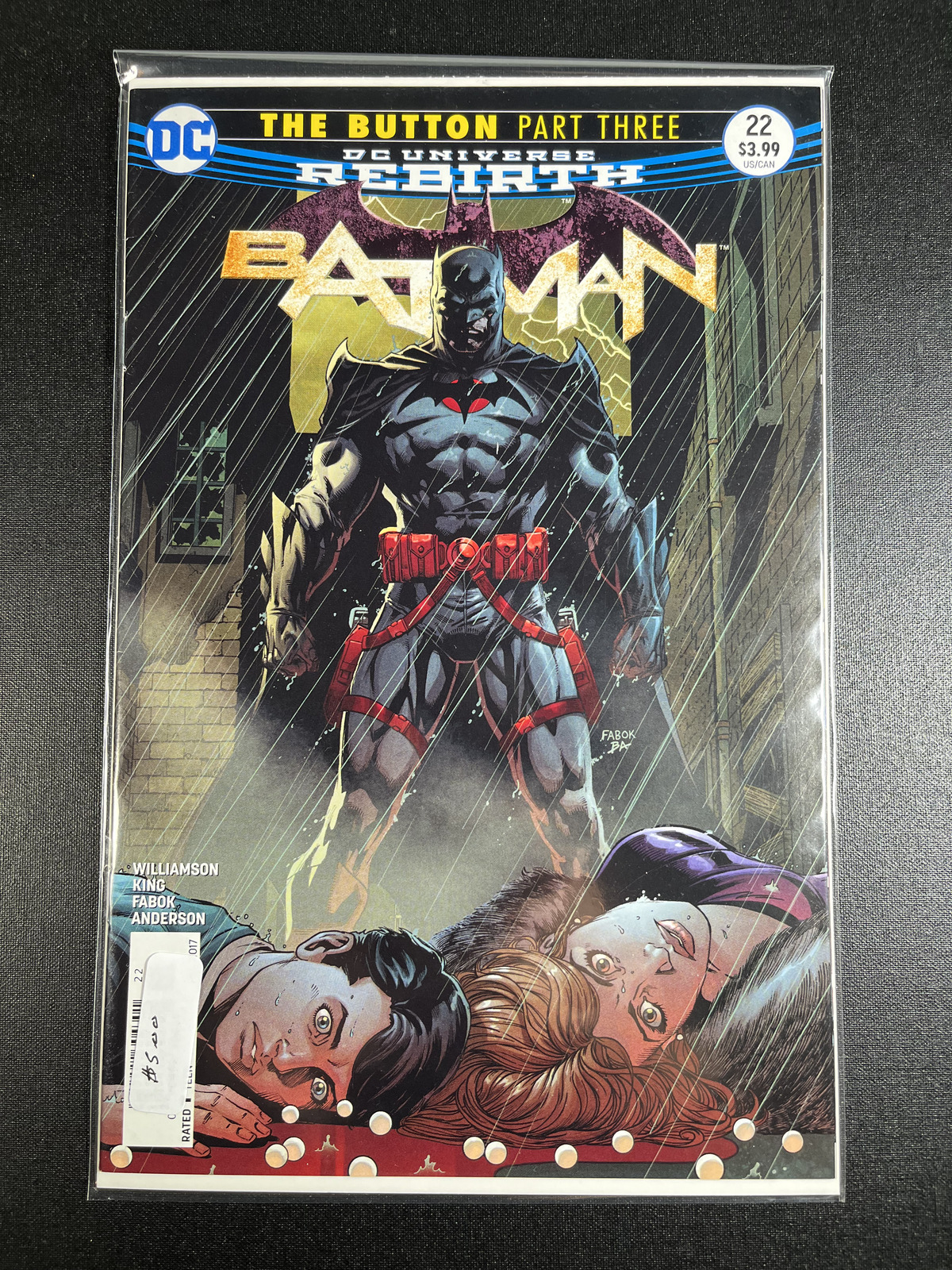 Batman #22 The Button Part 3 DC Universe Rebirth DC Comics 2017