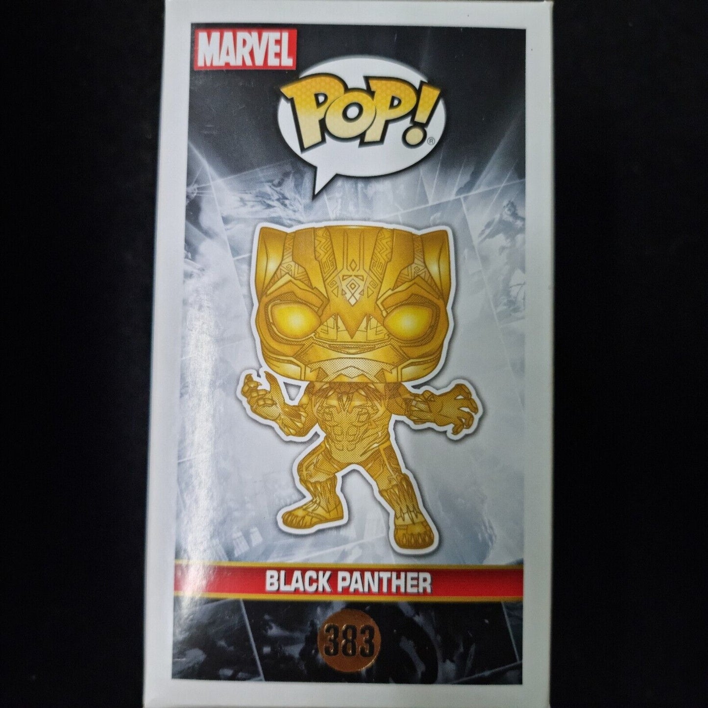 Funko Pop! Vinyl: Marvel - Black Panther (Chrome) (Gold) #383