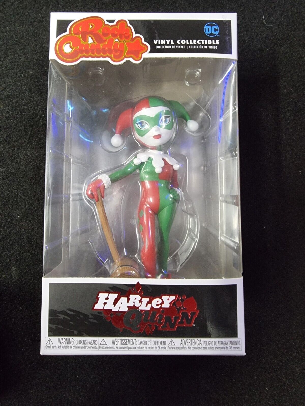 Funko Rock Candy Harley Quinn Holiday Vinyl Collectible 