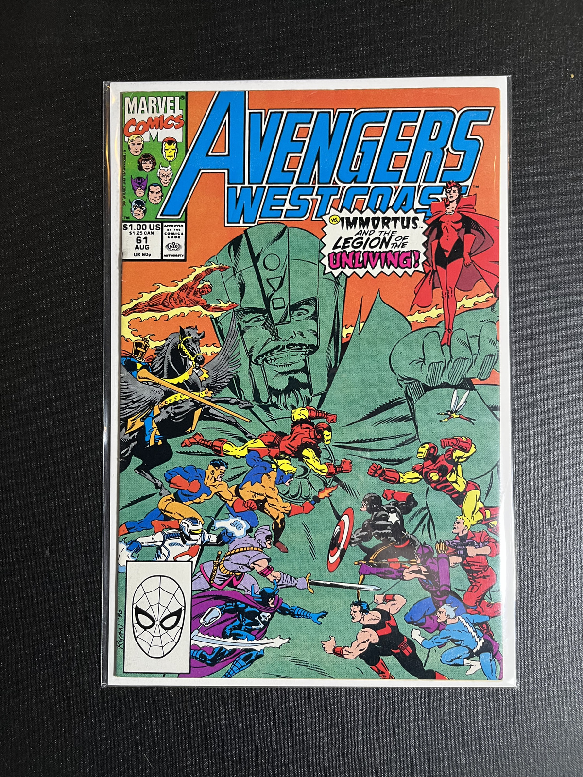 Avengers West Coast #61 Marvel Comics 1990