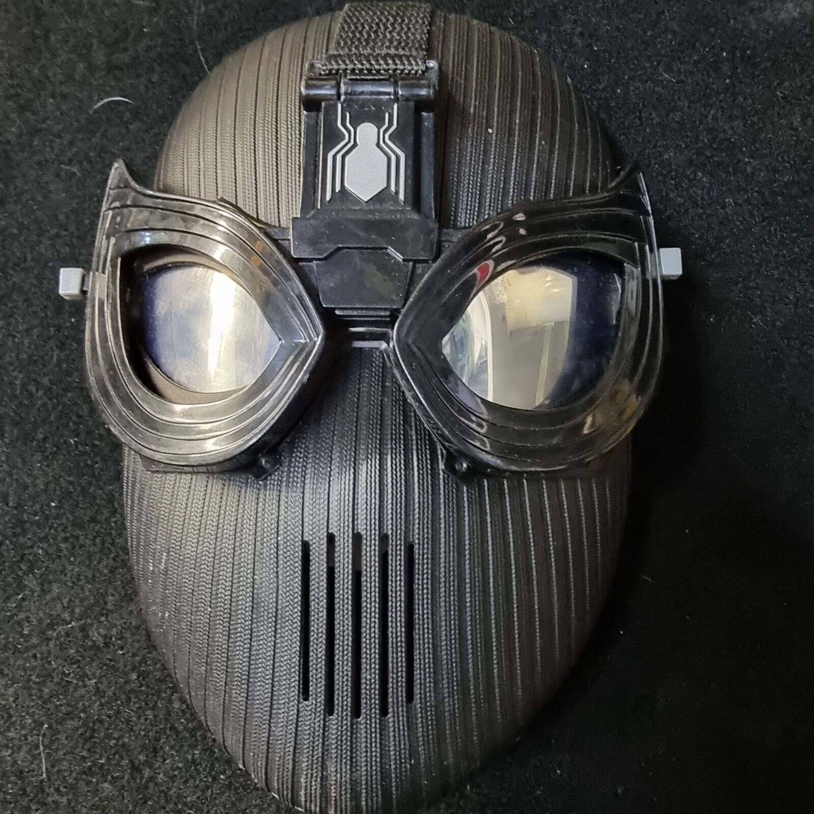 Marvel Spider-Man 2019 Far From Home Stealth Suit Mask Flip Up Goggles