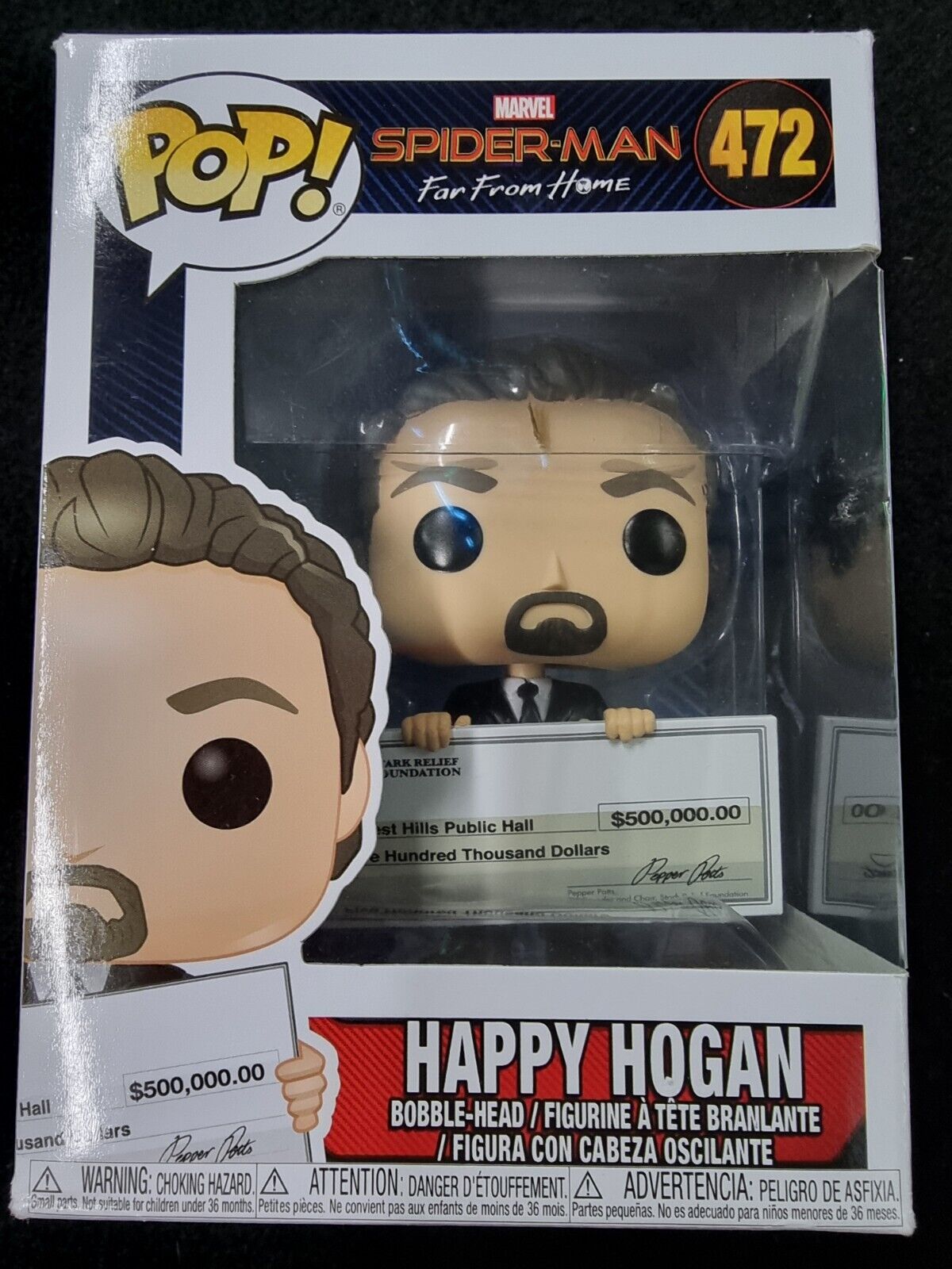 Funko Pop! Marvel: Spider-Man Far From Home Happy Hogan #472 Bobble-Head