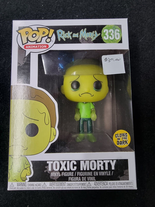 Funko POP 336 Toxic Morty Glow Rick NIB