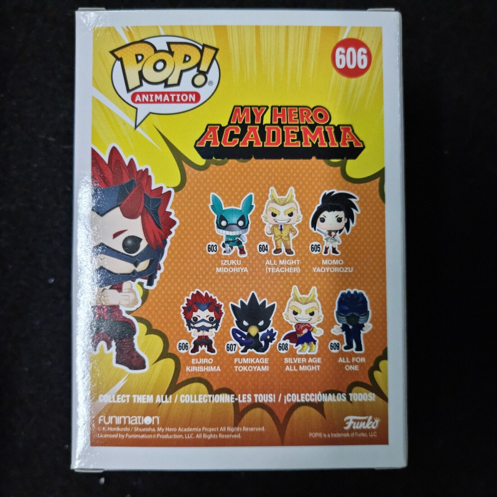 Eijiro Kirishima #606 My Hero Academia Anime Funko Pop Vinyl