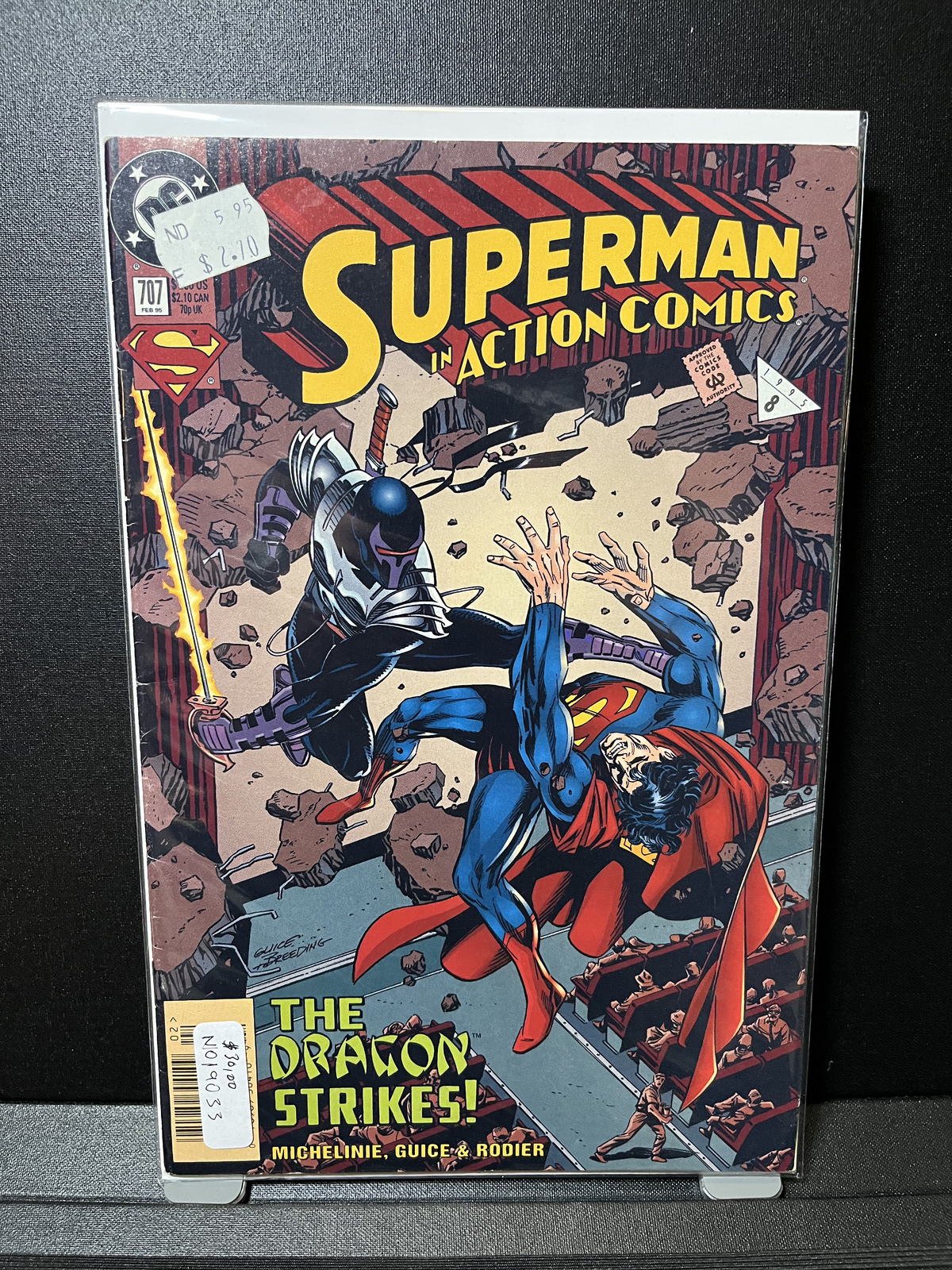 Superman In Action Comics #707 The Dragon Strikes DC Comics 1995