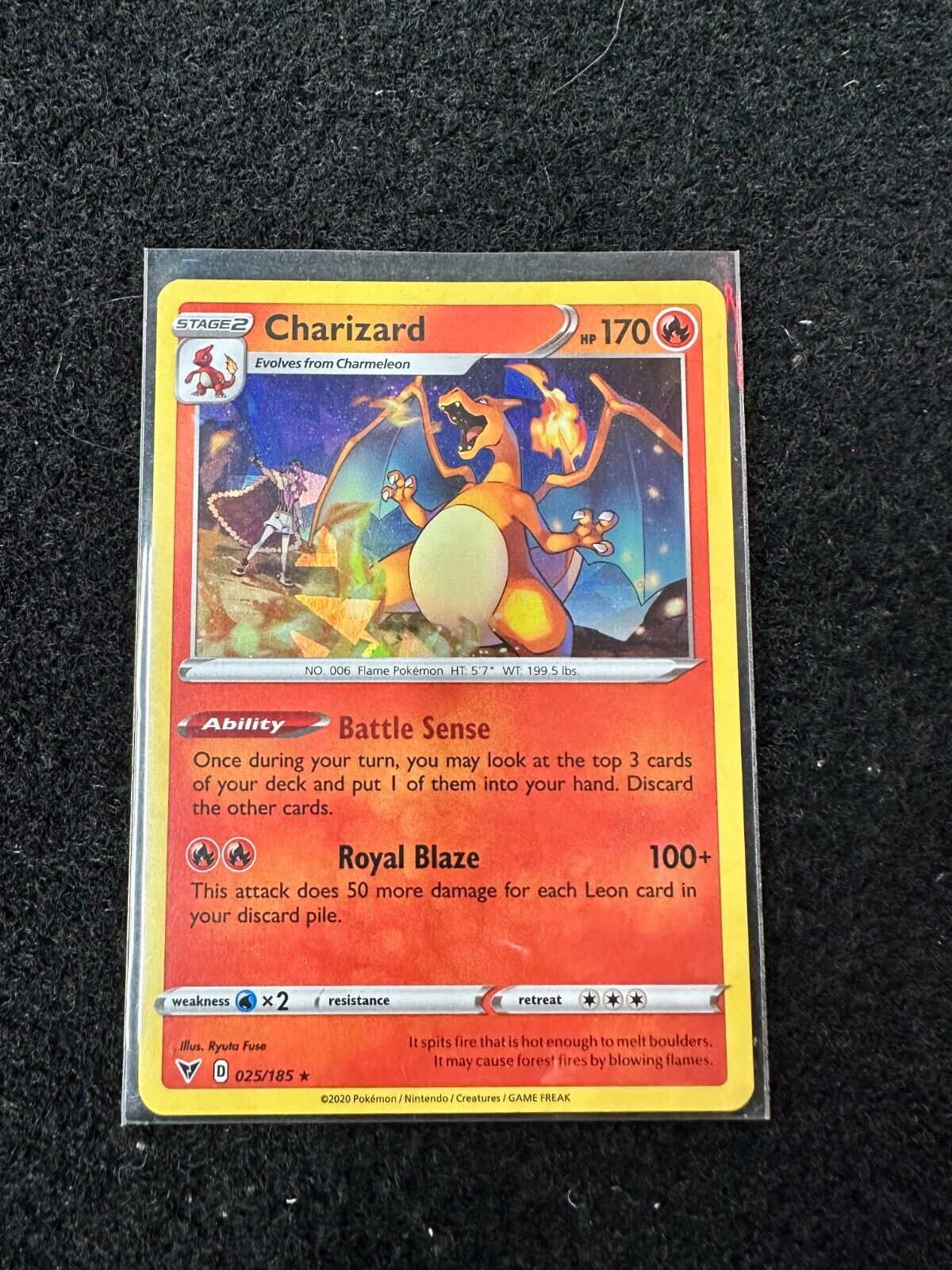 Charizard Hp 170 #25 Pokémon Card 2020