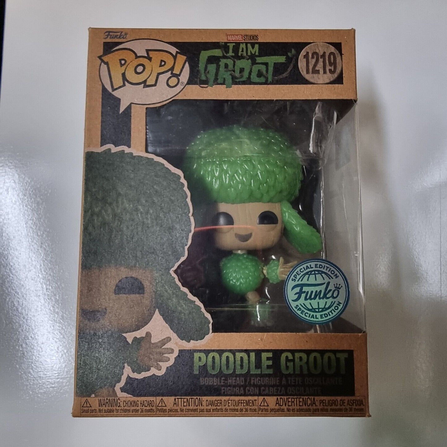 Marvel Funko Pop - Poodle Groot - I Am Groot - Earth Day - No. 1219