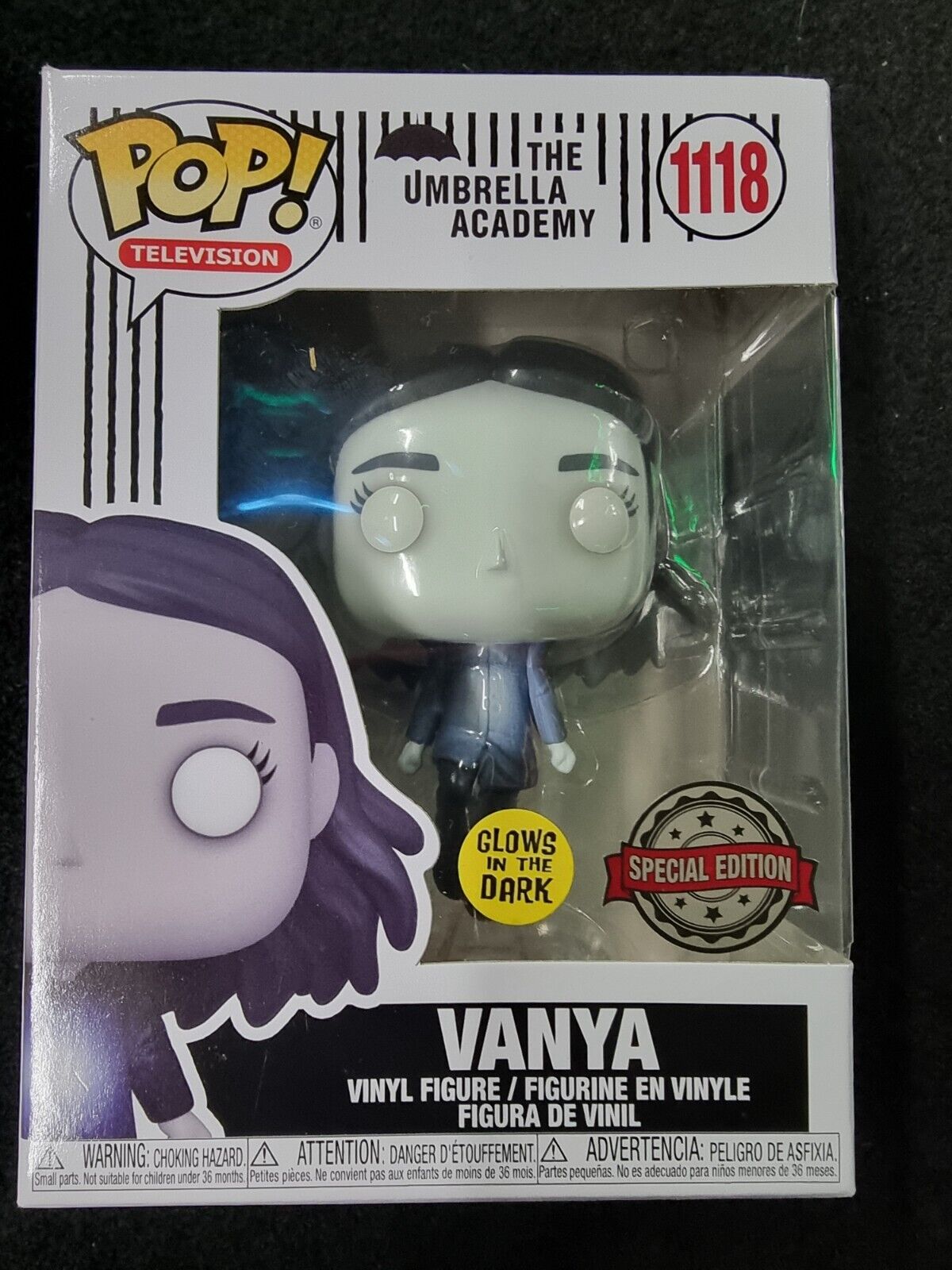 Funko POP! Umbrella Academy Vanya Glow In Dark Target Exclusive 1118 