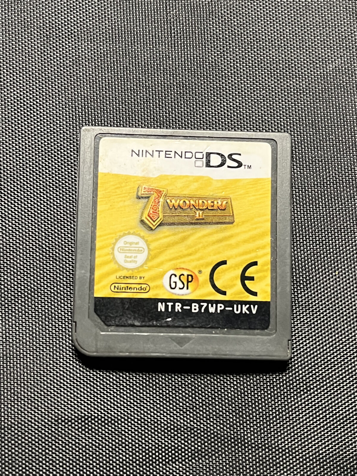 7 Wonders II Nintendo DS Cartridge