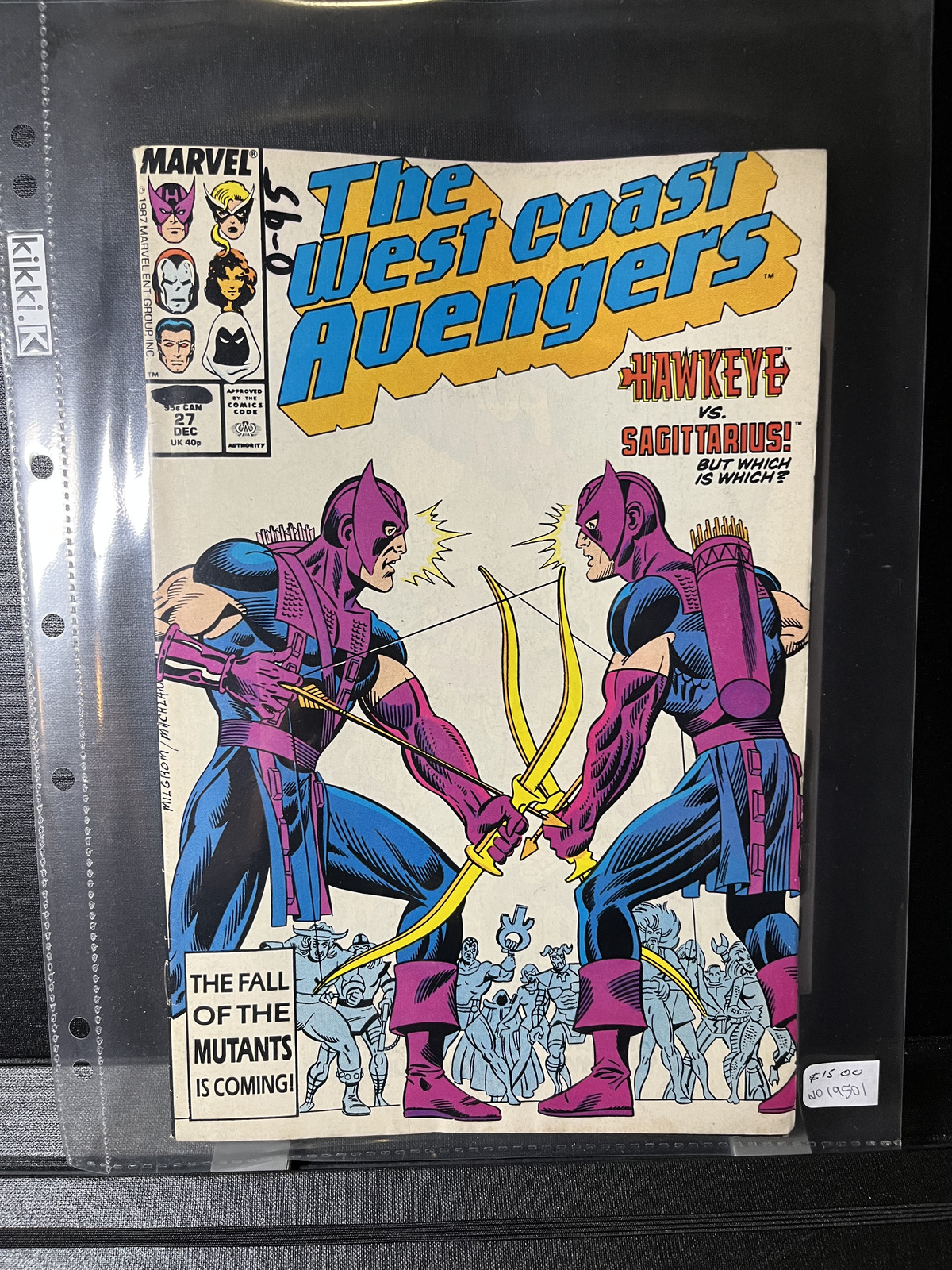 AVENGERS WEST COAST #27 MARVEL COMICS 1985