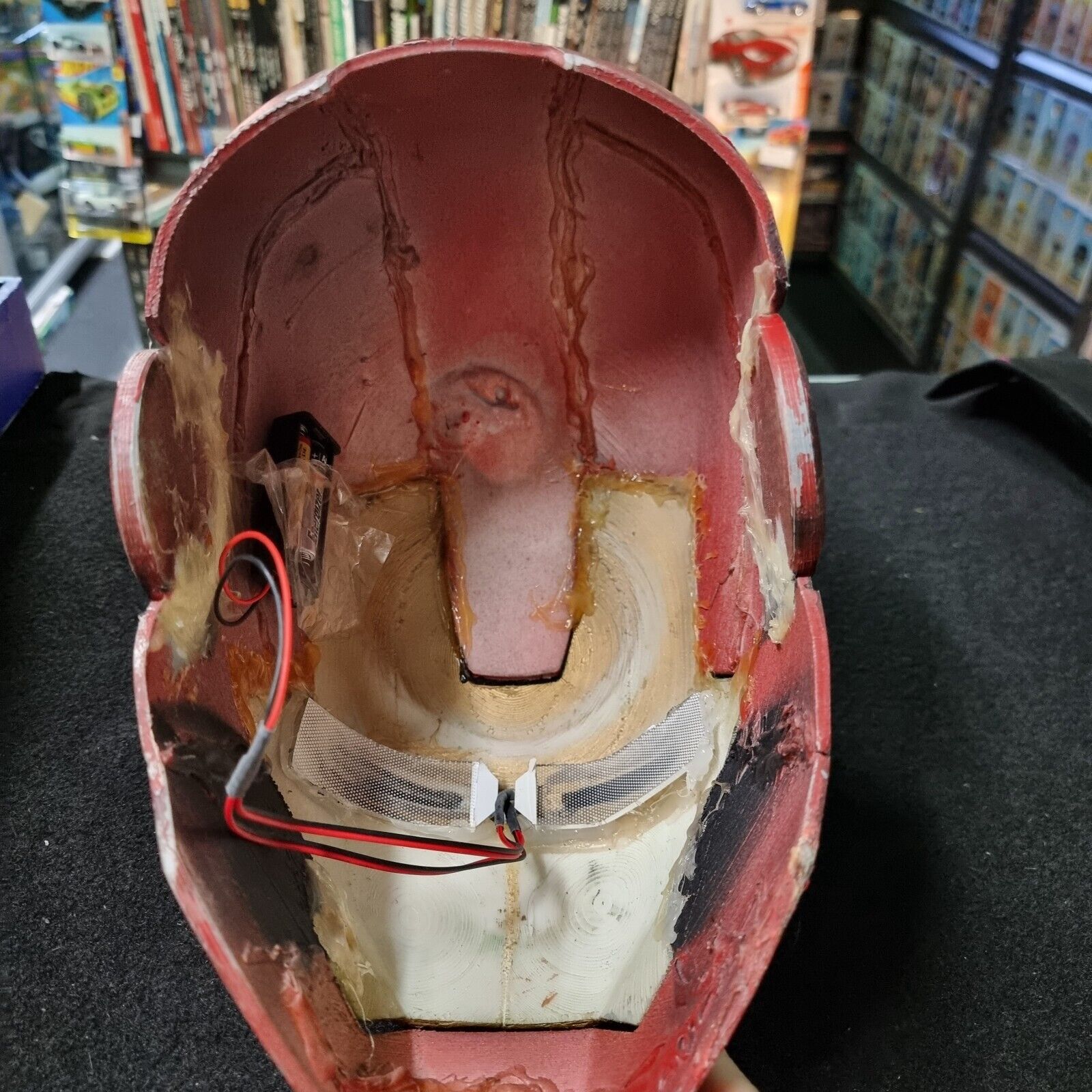 Iron Man Helmet Battle Damaged  (No Box)