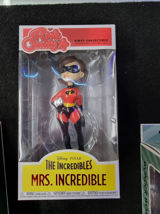 Funko Rock Candy - Mrs. Incredible - The Incredibles - Rough Box (READ)