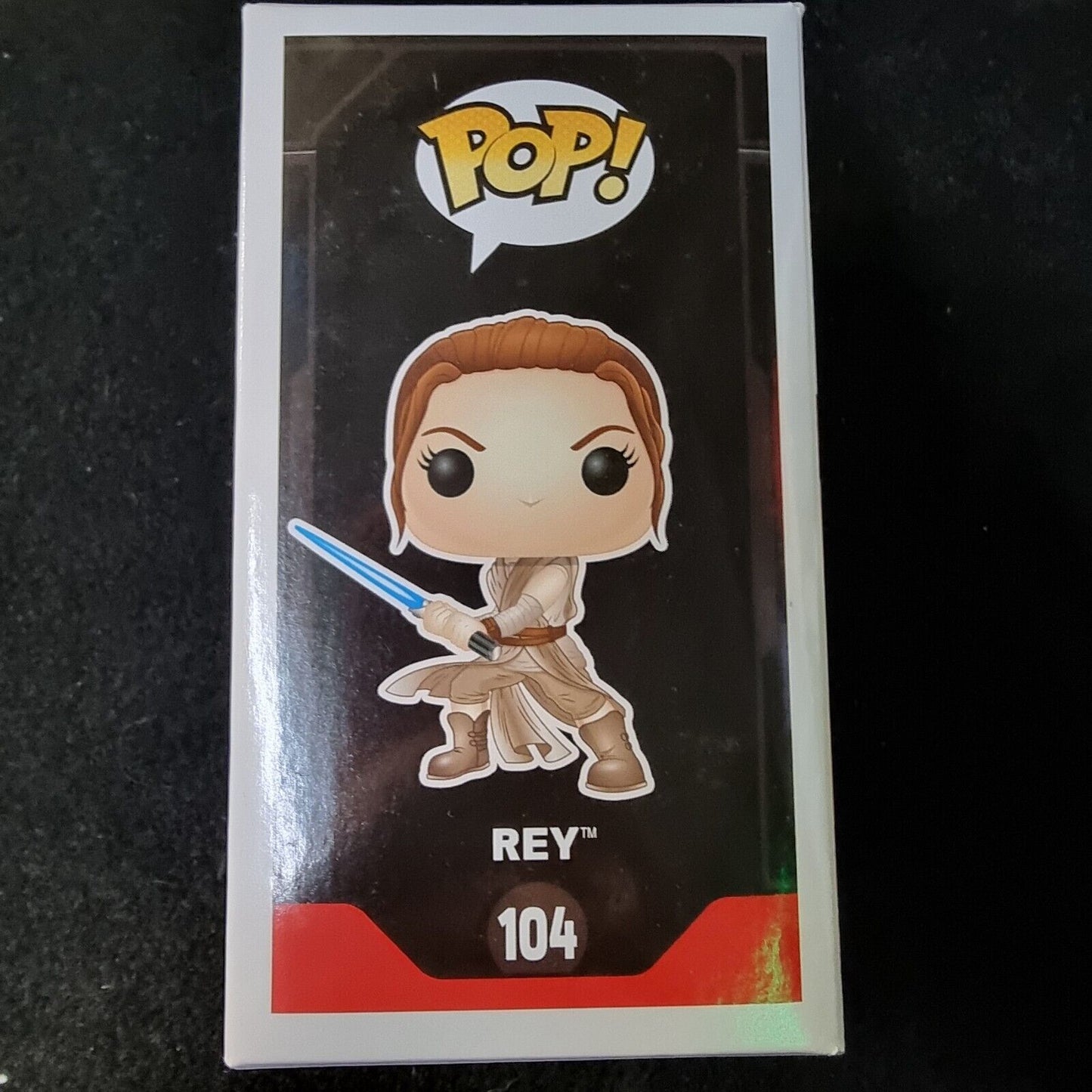 Funko Pop! Vinyl: Star Wars - Rey (w/ Lightsaber) #104