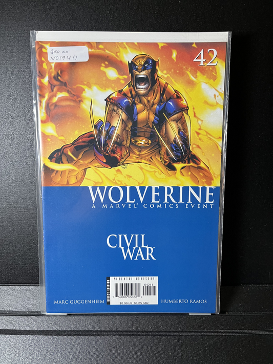 Wolverine Civil War #42 - Marvel Comics