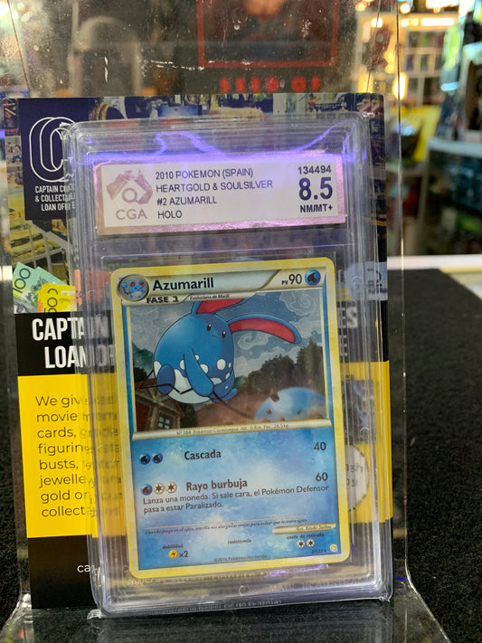 Pokémon azumarill hp 90 2010 graded card