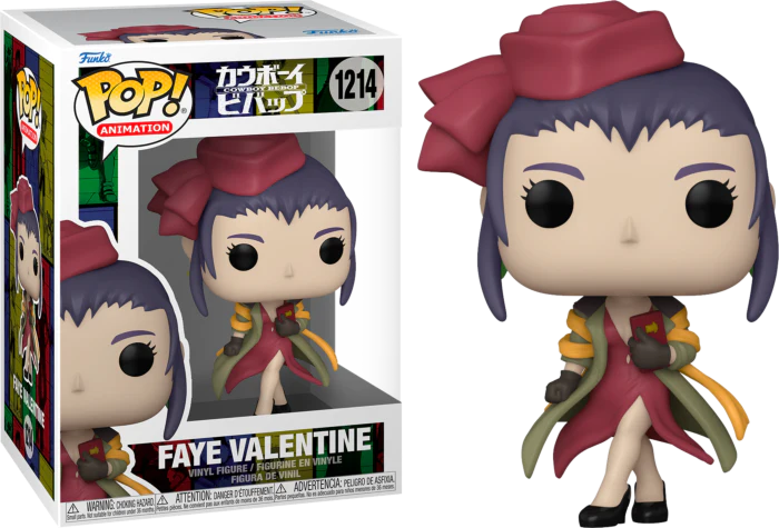 Funko Pop! Cowboy Bebop - Faye Valentine #1214 Vinyl Figure - N08697