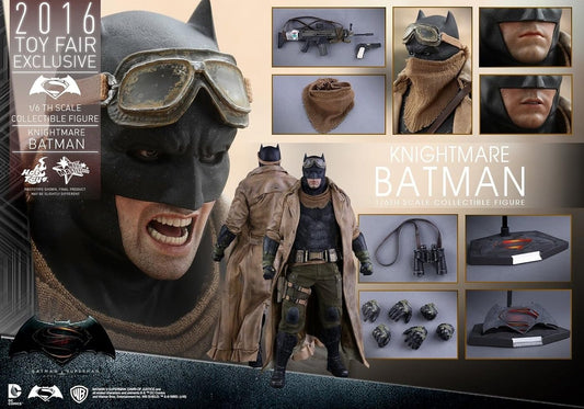 2016 Con Exclusive – Batman v Superman Knightmare Batman 1/6 Figure by Hot Toys