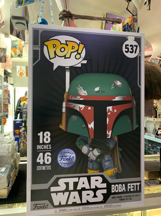 Pop funko Star Wars  boba fett 537 18 inch’s