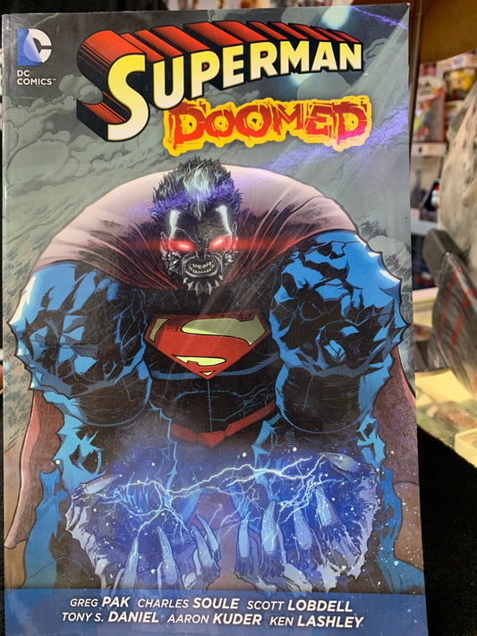 DC comic graphic novel Superman Doomed