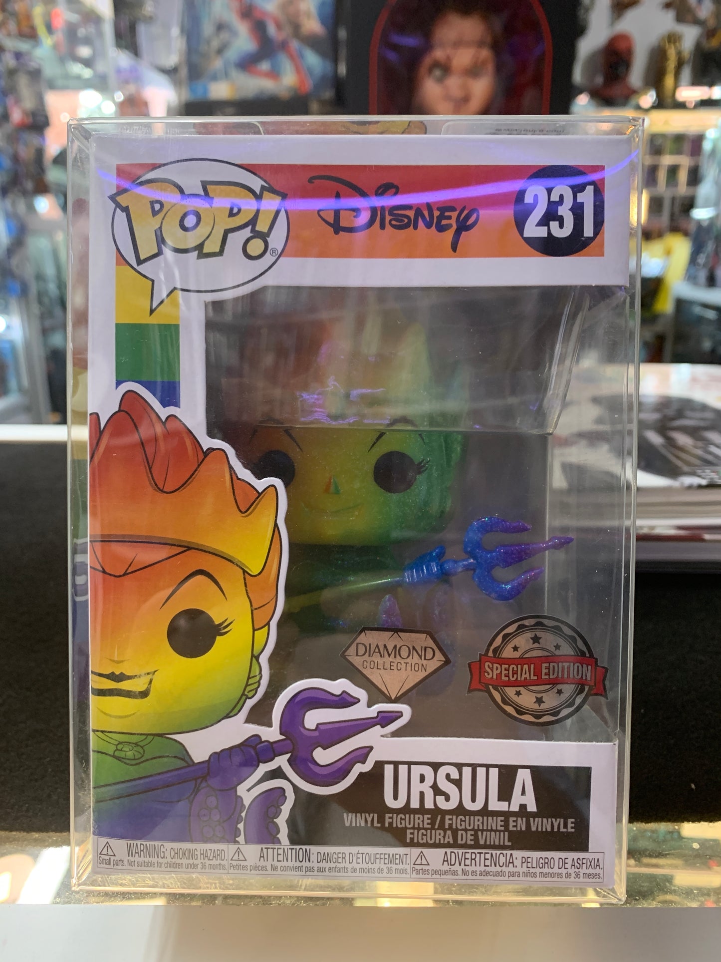 Pop funko Disney 231 Ursula with protective case