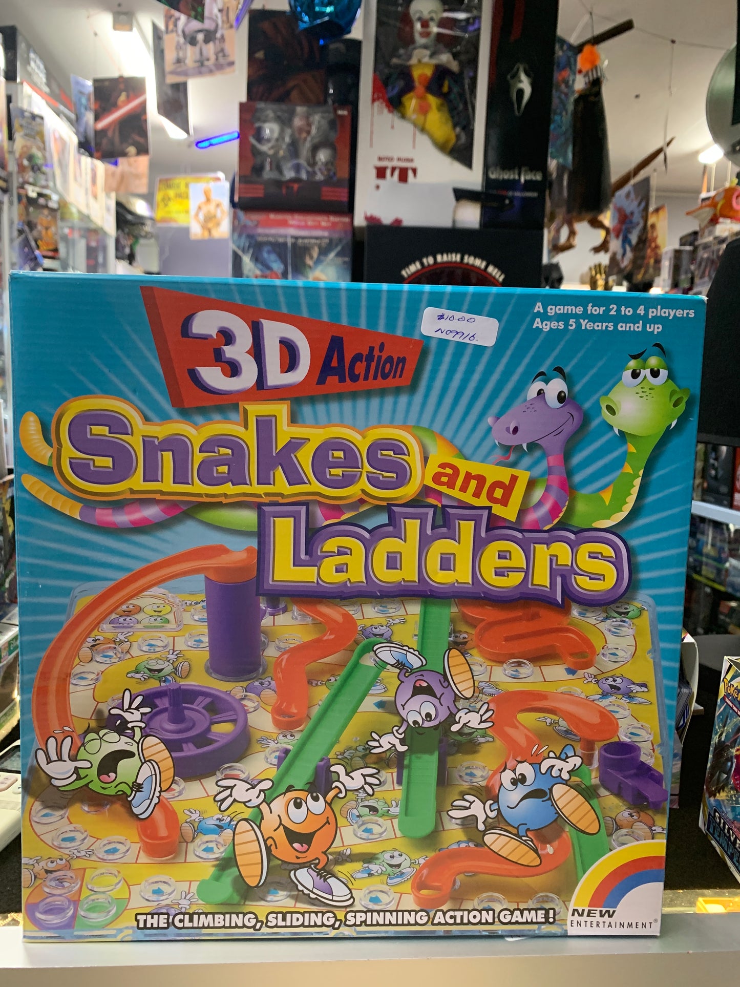 3D Snakes and ladders used