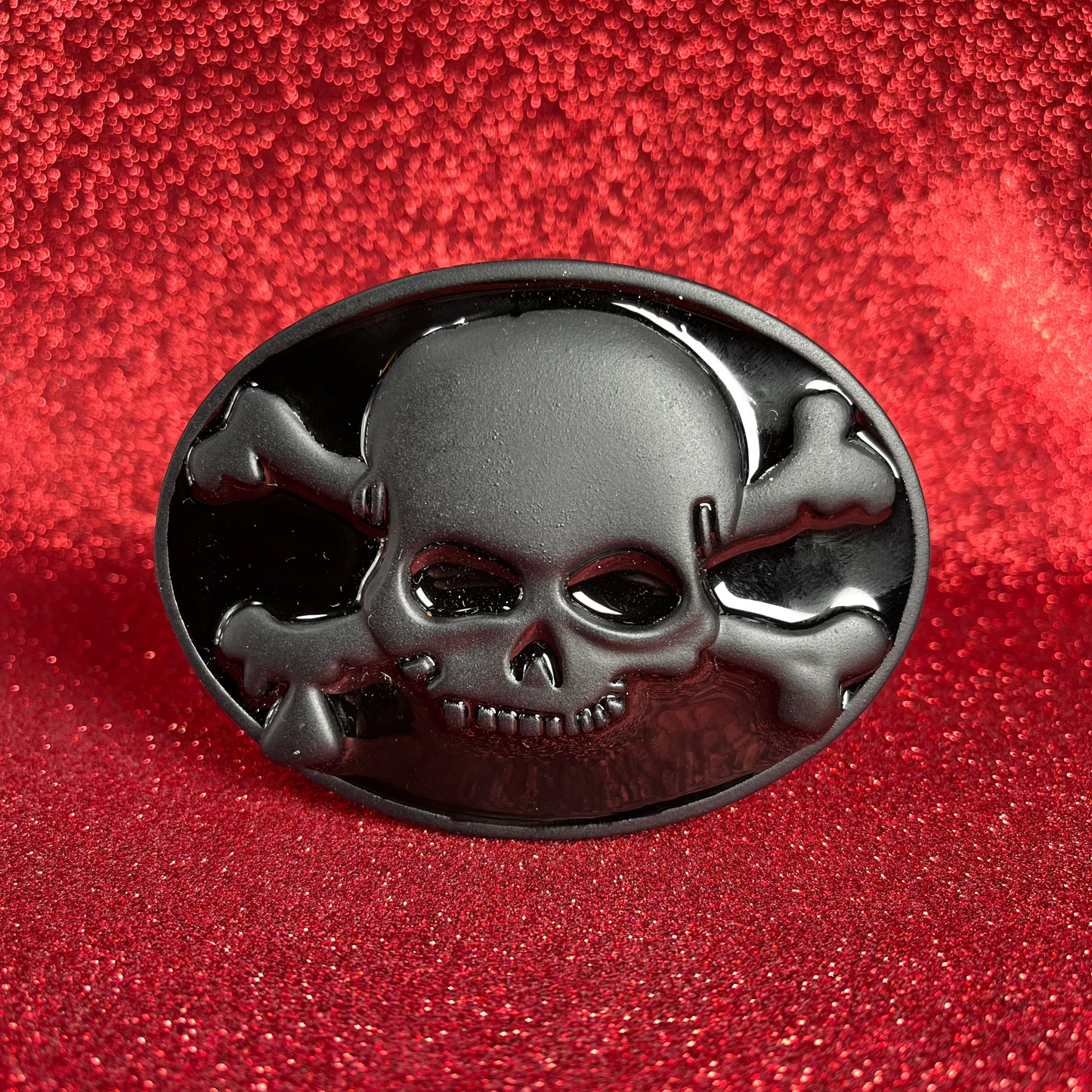 Black Skull - Belt Buckle