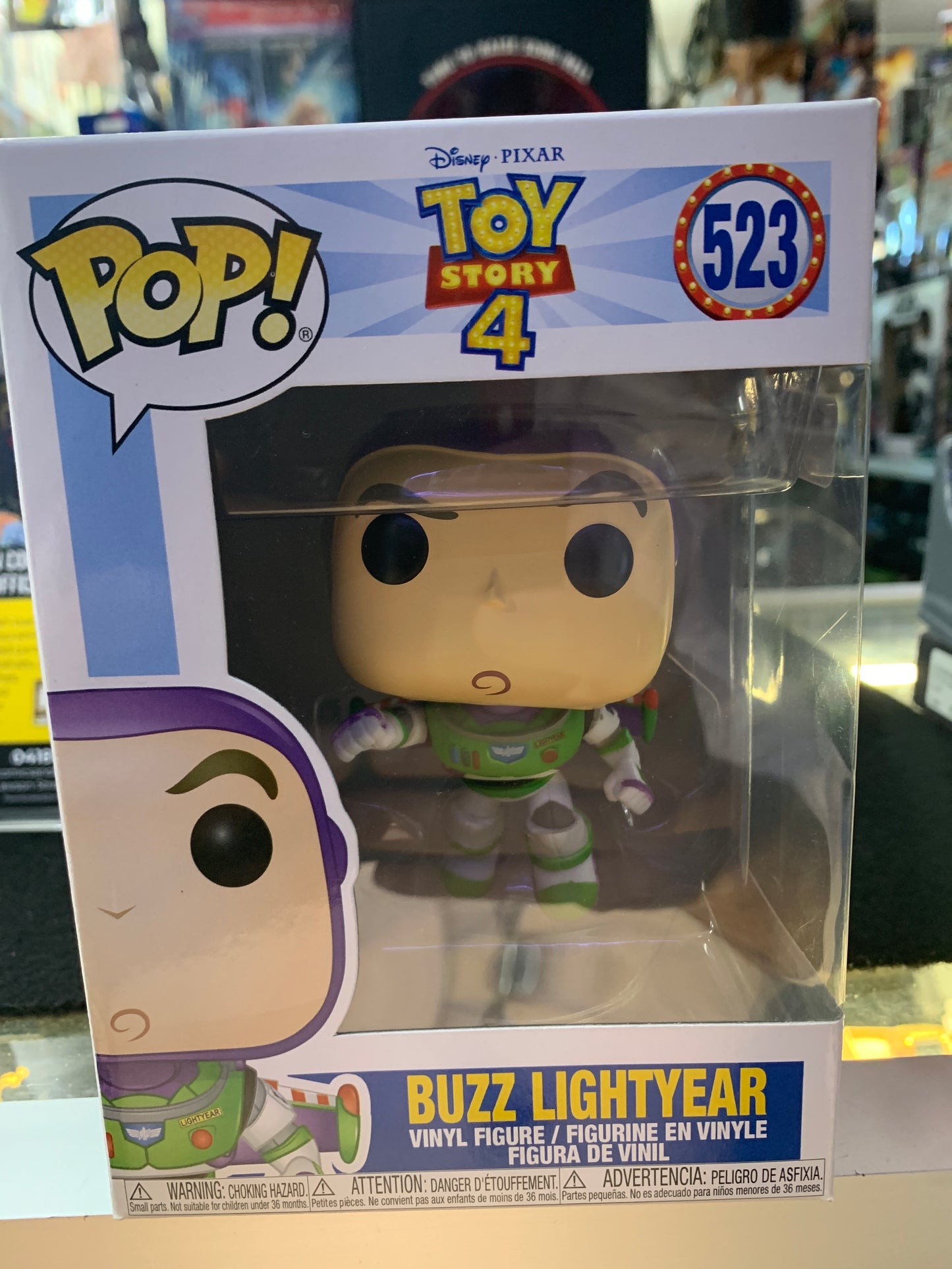 Pop funko Disney toy story 4 buzz light year 523