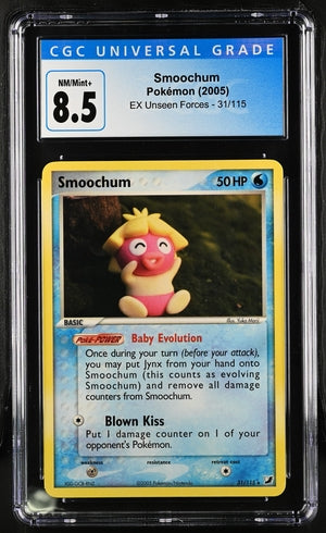 Pokemon 2005 Smoochum 31/115 - CGC Graded Card 8.5 - N09551