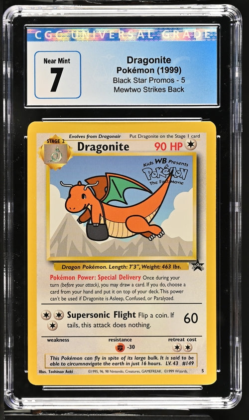 Pokemon Dragonite 1999 Black Star Promos 5 - CGC Graded Card - N08880