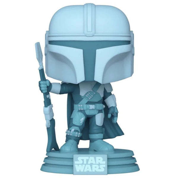 Funko Pop! Star Wars: The Mandalorian Hologram Glow in the Dark Pop! Vinyl Figure #345