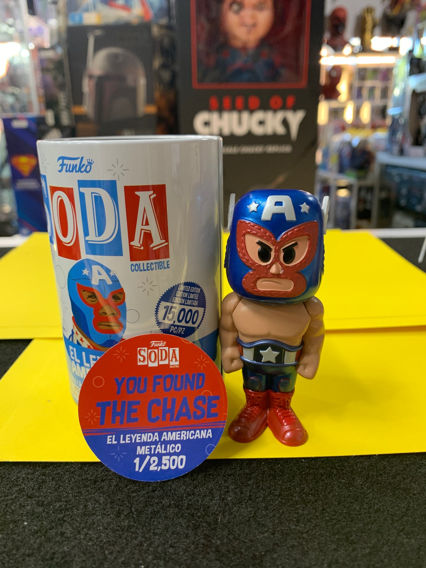 Funko soda el legenda Americana the chase