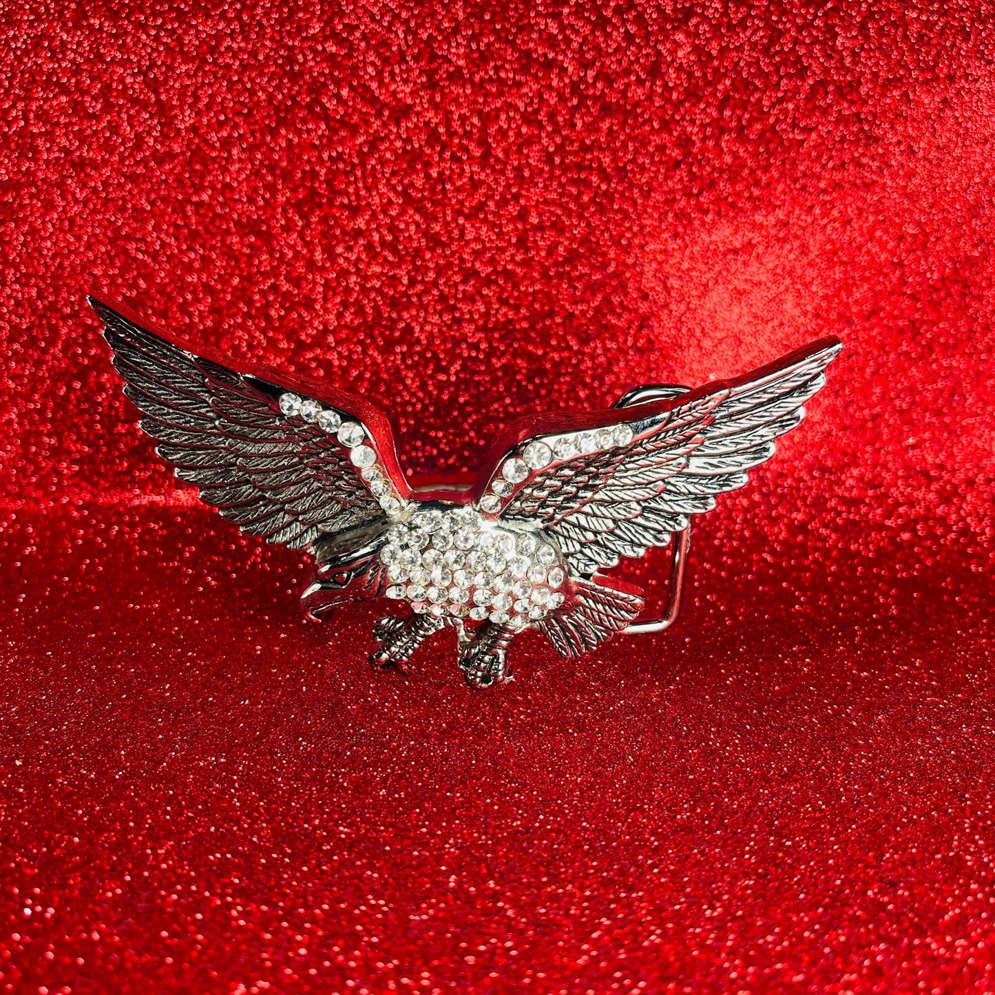 Eagle Bling Wings  - Belt Buckle