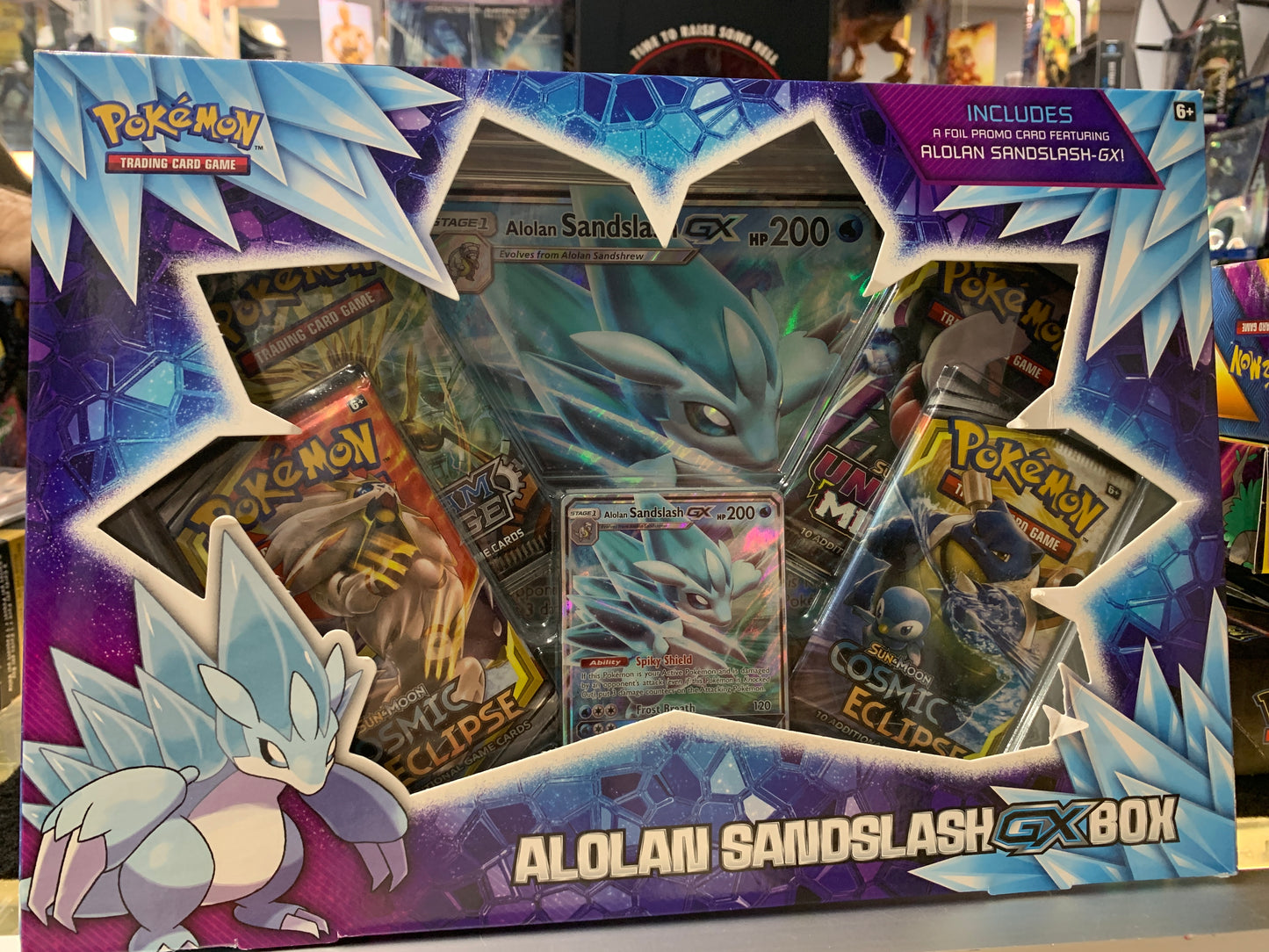 Pokémon trading card game alolan sandslash gx box