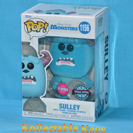 Funko Pop! Monsters Inc. – Sulley with Lid Flocked Pop! Vinyl Figure (RS) #1156 - N09358