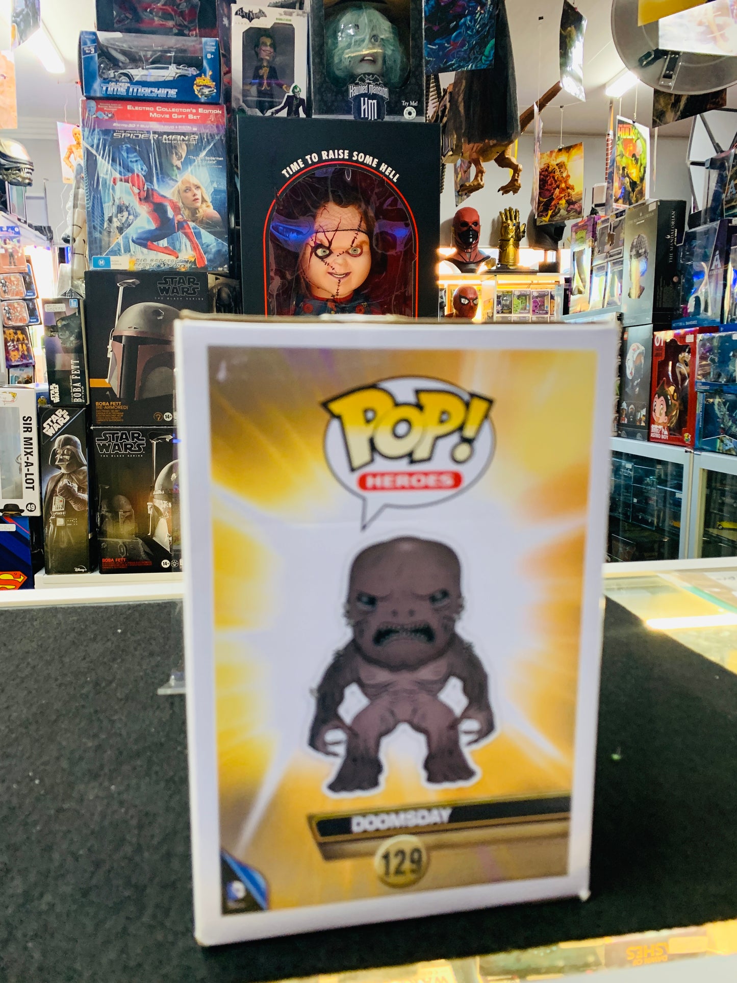 Pop funko heroes doomsday 129