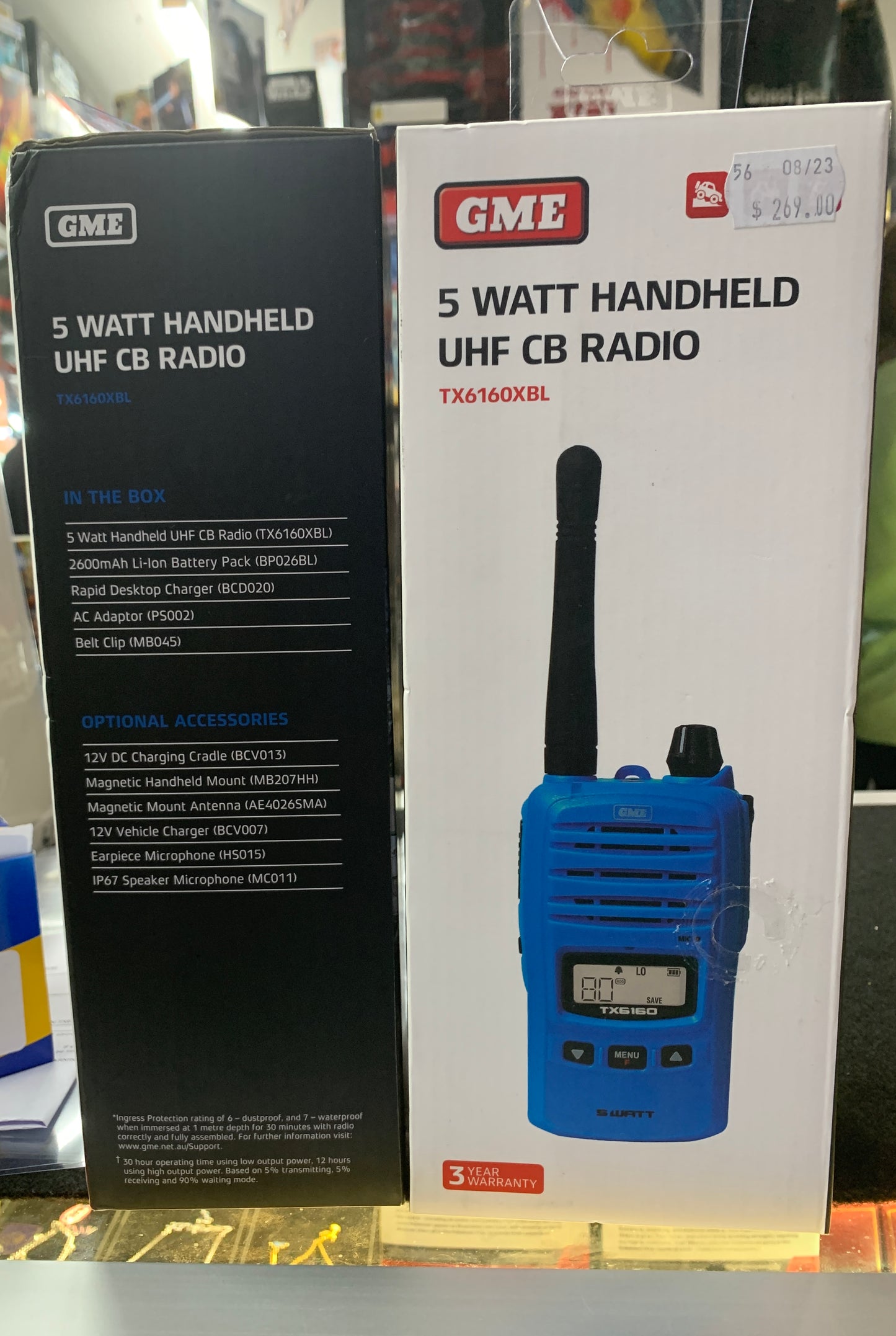 One GME 5 Watt handheld CB Radio