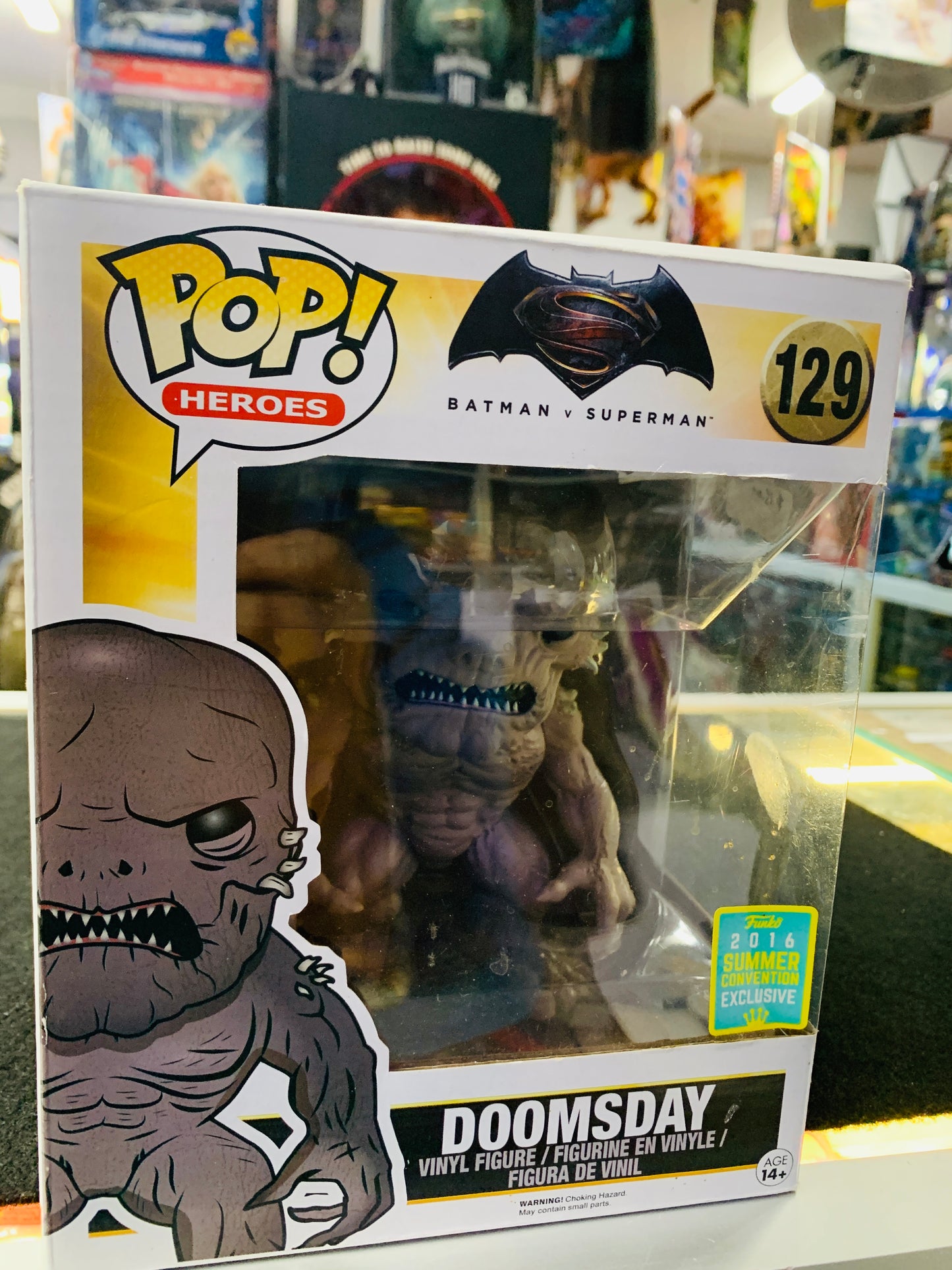 Pop funko heroes doomsday 129