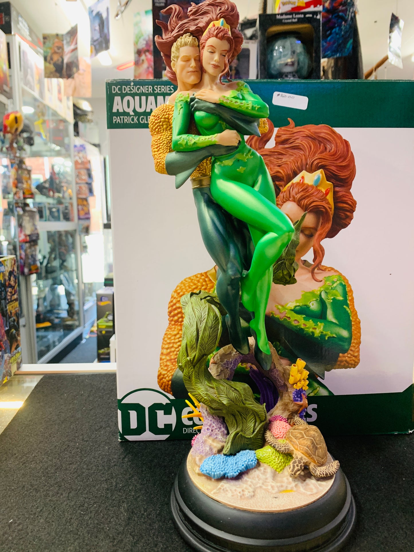 Aquaman and Mera DC collectibles