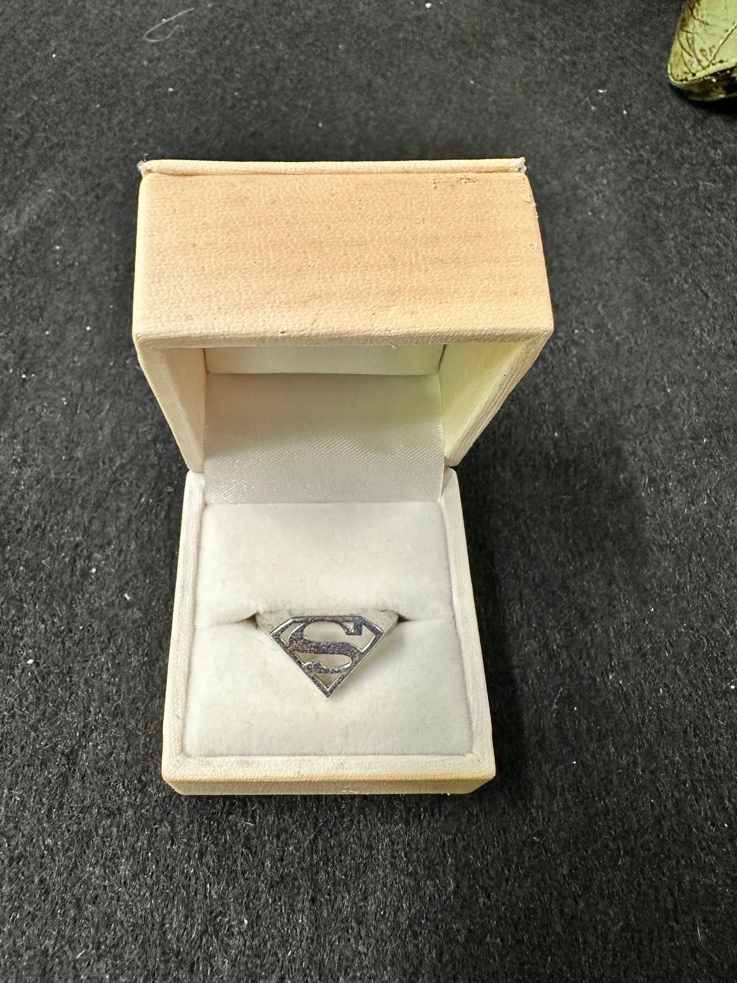 SUPERMAN RING STERLING SILVER